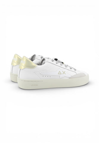 SUN68 Sneakers Donna Bianco Oro Z36242-PE26-01