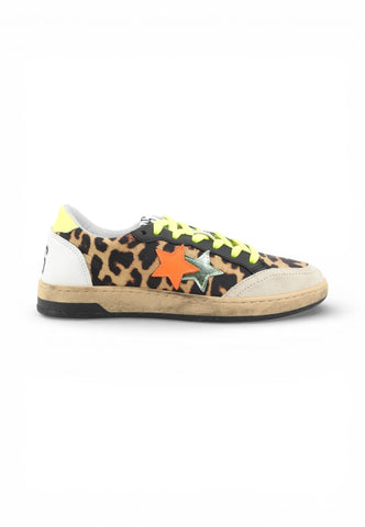 2STARS Sneakers Donna Beige Nero Animalier 2SD5041_190-PE26-190