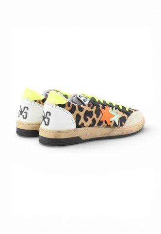 2STARS Sneakers Donna Beige Nero Animalier 2SD5041_190-PE26-190