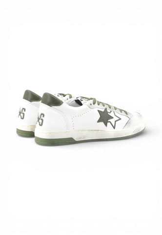 2STAR Sneakers Uomo Bianco Verde 2SU5050_035-PE26-035