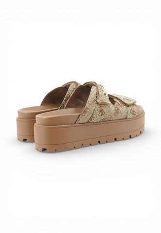 GUESS Ciabatte Donna Beige Marrone FLJF2XFAL03-PE26-BEIBR