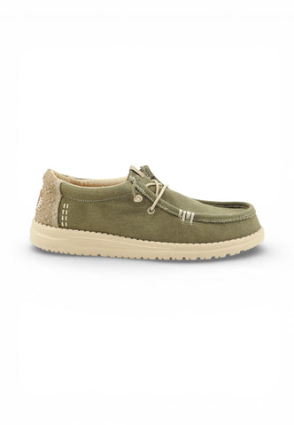 HEY DUDE Stringate Uomo Verde HD.43084-PE26-3YT
