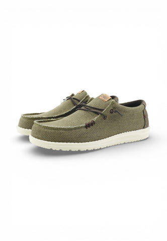 HEY DUDE Stringate Uomo Verde HD.40003-PE26-3CI