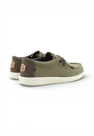 HEY DUDE Stringate Uomo Verde HD.40003-PE26-3CI
