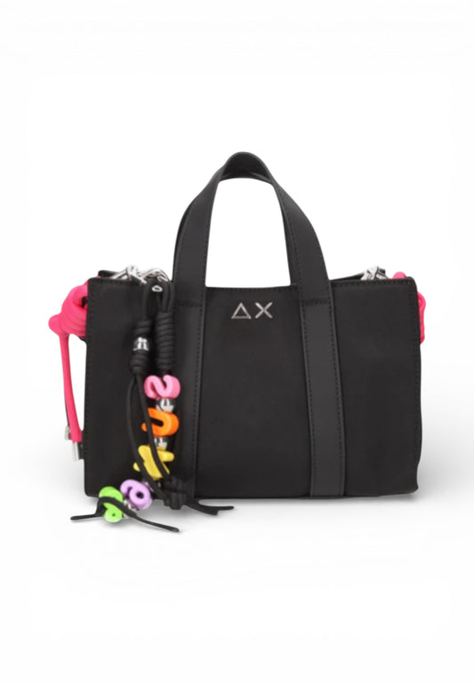 SUN68 Borsa A Mano Donna Nero Rosa Y36201-PE26-11