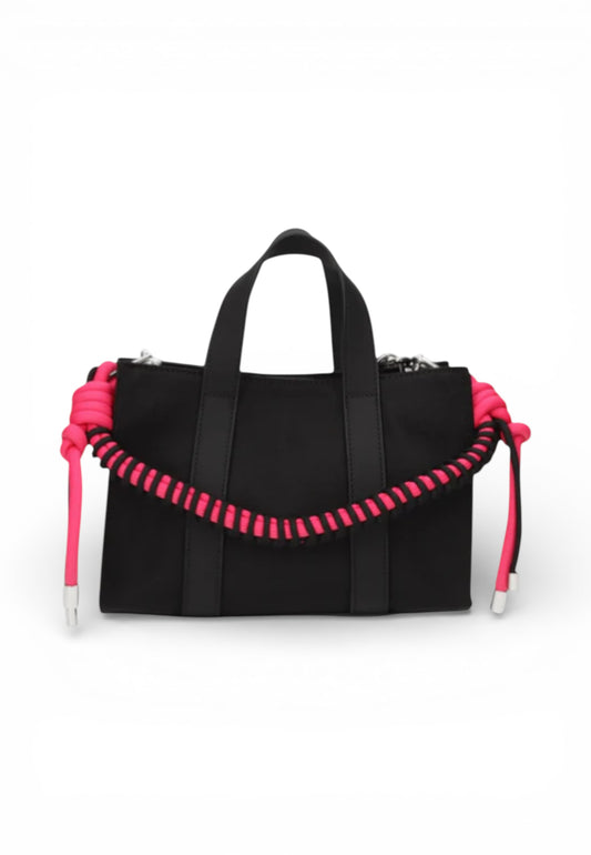 SUN68 Borsa A Mano Donna Nero Rosa Y36201-PE26-11