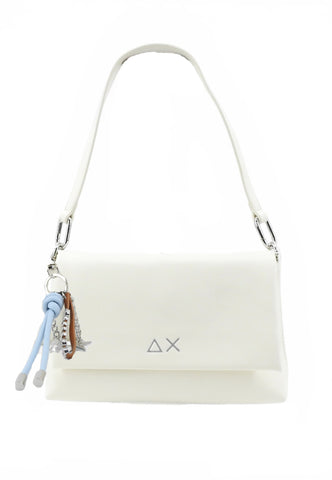 SUN68 Borsa A Spalla Donna Bianco Y36214-PE26-31