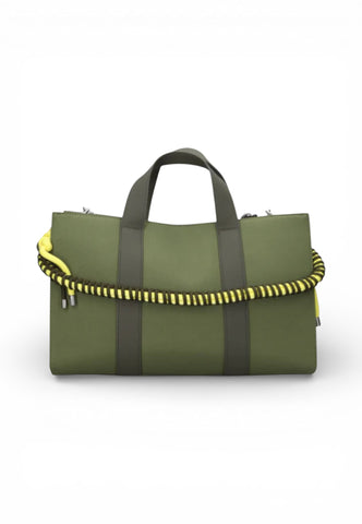 SUN68 Borsa Shopper Donna Verde Giallo Y36202-PE26-74