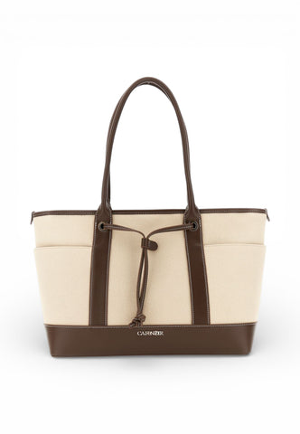 CAFE NOIR Borsa Shopper Donna Beige Marrone C3MB1005-PE26-M121