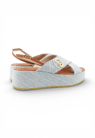 LIU JO Sandali Zeppa Donna Azzurro SA6141TX523S1106-PE26