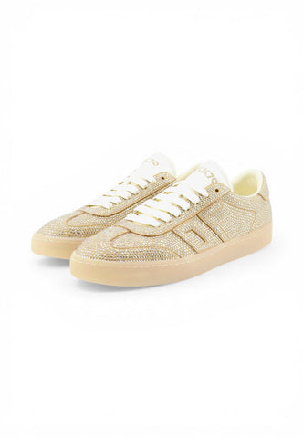 BACK70 Sneakers Donna Beige Oro 108041-000012-PE26