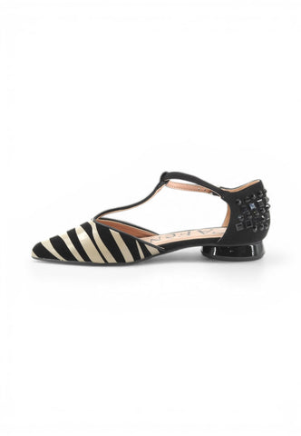 CAFE NOIR Sandali Donna Nero Beige Animalier Pietre C1EG5006-PE26-N073
