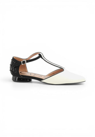 CAFE NOIR Sandali Donna Bianco Nero Pietre C1EG4066-PE26-W018