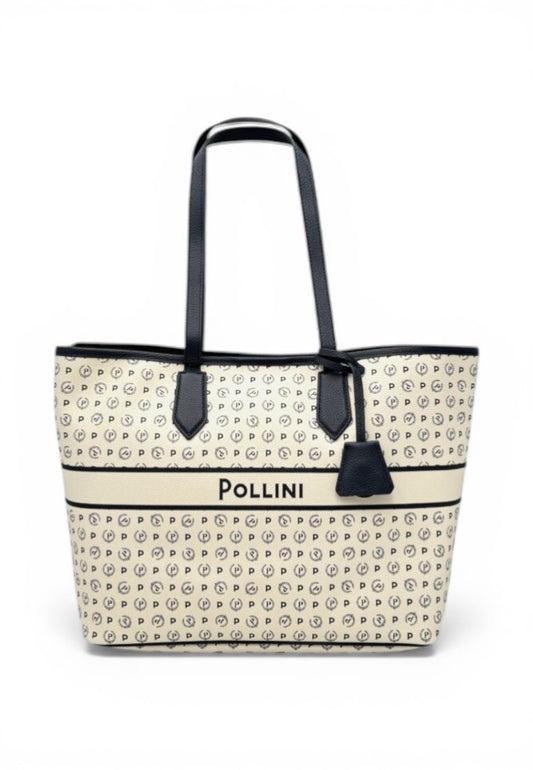 POLLINI Borsa Shopper Donna Beige Blu TE8427PP06Q4911A-PE26