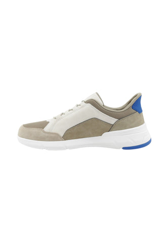 GEOX Sneakers Uomo Bianco Beige Azzurro U659KA0EK14-PE26-C0866