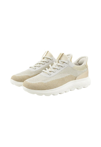 GEOX Sneakers Donna Beige Oro Glitter D567MA06KNF-PE26-C5V2L