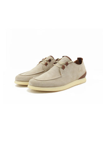 KEBO Stringate Uomo Beige Marrone CL3020 BES-PE26