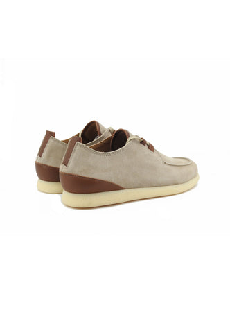 KEBO Stringate Uomo Beige Marrone CL3020 BES-PE26