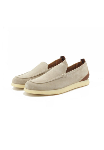 KEBO Mocassini Uomo Beige Marrone CL3030 BES-PE26