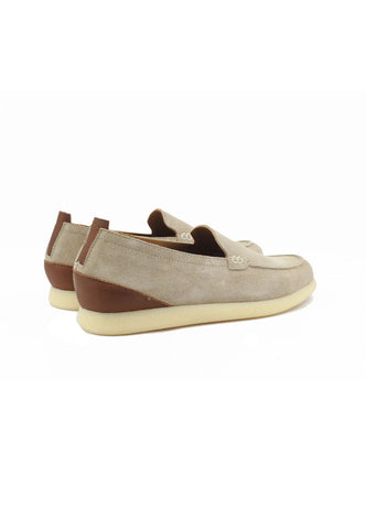 KEBO Mocassini Uomo Beige Marrone CL3030 BES-PE26