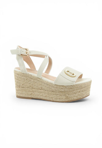 LIU JO Sandali Zeppa Donna Bianco SA6083P0102S1400-PE26