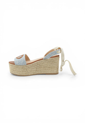 LIU JO Sandali Zeppa Donna Azzurro Marrone SA6085TX523S1106-PE26