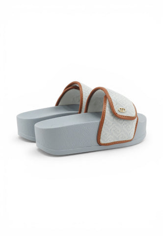 LIU JO Ciabatte Donna Azzurro Marrone BA6079TX523S3993-PE26