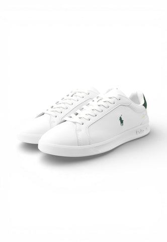 POLO RALPH LAUREN Sneakers Uomo Bianco Verde 809P10044001-PE26