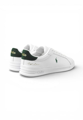 POLO RALPH LAUREN Sneakers Uomo Bianco Verde 809P10044001-PE26