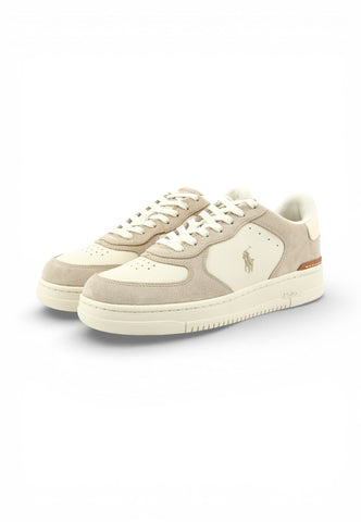 POLO RALPH LAUREN Sneakers Uomo Beige Bianco 809945251002-PE26