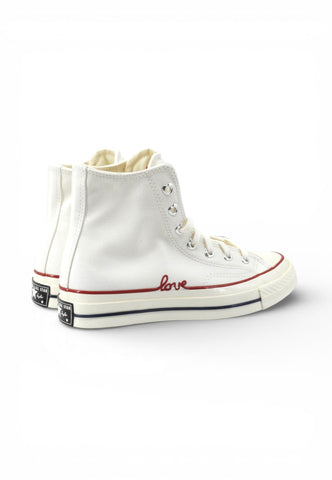 CONVERSE Sneakers Donna Bianco Rosso A19060C-PE26