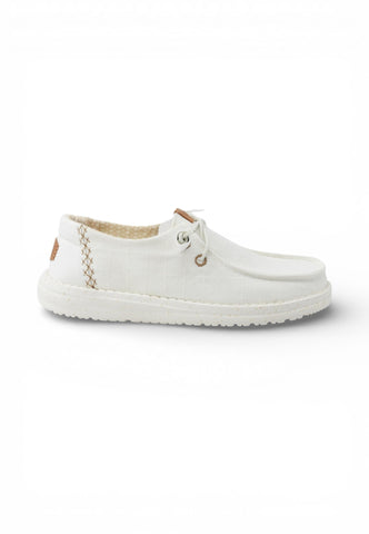 HEY DUDE Stringate Donna Bianco HD.45187-PE26-1WQ
