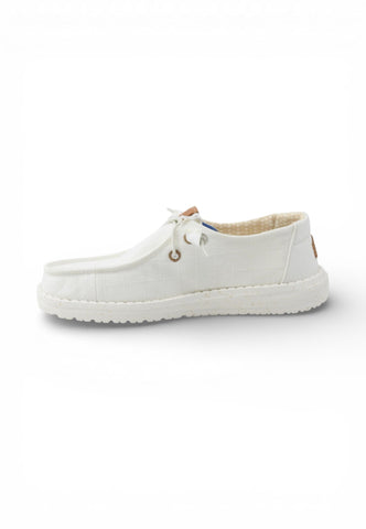 HEY DUDE Stringate Donna Bianco HD.45187-PE26-1WQ