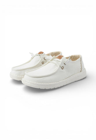 HEY DUDE Stringate Donna Bianco HD.45187-PE26-1WQ