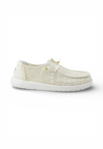 HEY DUDE Stringate Donna Bianco HD.43112-PE26-19B
