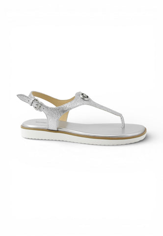 MICHAEL KORS Sandali Infradito Donna Argento Glitter 40R6VAFS1M-PE26-040