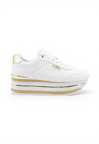 GUESS Sneakers Donna Bianco Oro FLJHN4ELE12-PE26-WHIPL