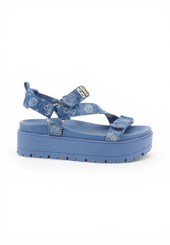 GUESS Sandali Donna Blu Denim FLJFTTDEN03-PE26-BLUE