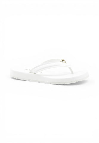 GUESS Ciabatte Infradito Donna Bianco FLJCNYELE24-PE26-WHITE