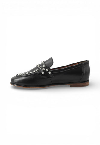 CAFE NOIR Mocassini Donna Nero Borchie C1ED1023-PE26-N001