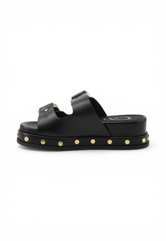 CAFE NOIR Ciabatte Donna Nero Borchie C1LC9000-PE26-N078