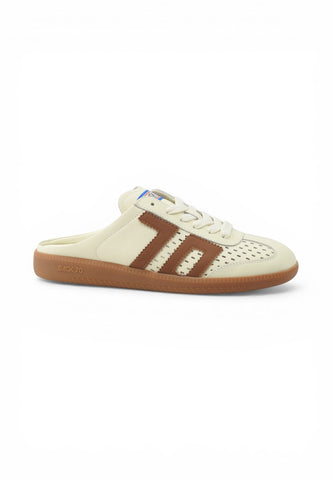 BACK 70 Sneakers Sabot Donna Bianco Marrone 108017-000010-PE26