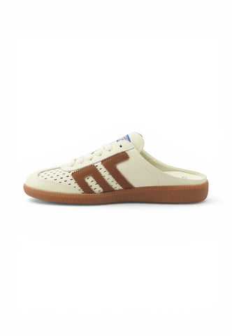 BACK 70 Sneakers Sabot Donna Bianco Marrone 108017-000010-PE26