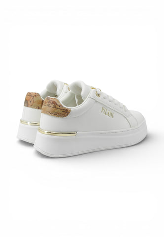 ALVIERO MARTINI Sneakers Donna Bianco Marrone 24270289-PE26-X013