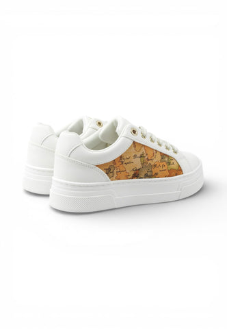 ALVIERO MARTINI Sneakers Donna Bianco Marrone 24160208-PE26-X013