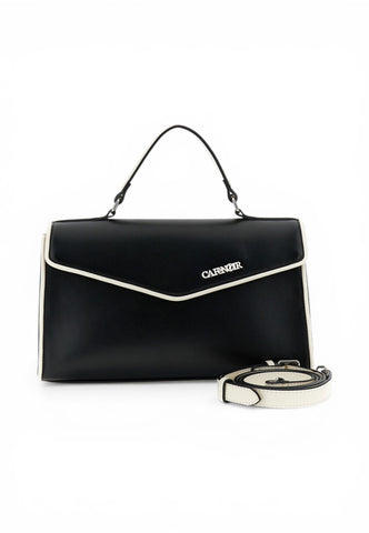 CAFE NOIR Borsa A Mano Donna Nero Bianco C3NO1034-PE26-N001