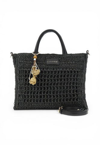 CAFE NOIR Borsa A Mano Donna Nero C3VD1003-PE26-N078