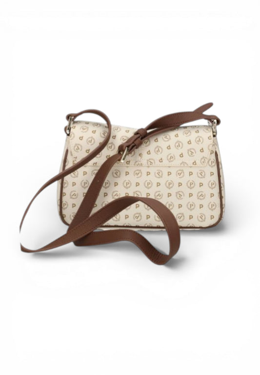 POLLINI Borsa Tracolla Donna Bianco Marrone TE8550PP0OQ1110C-PE26