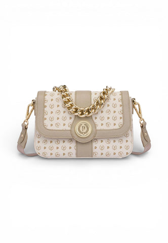 POLLINI Borsa Tracolla Donna Bianco Beige TE8475PP0EQ1110A-PE26