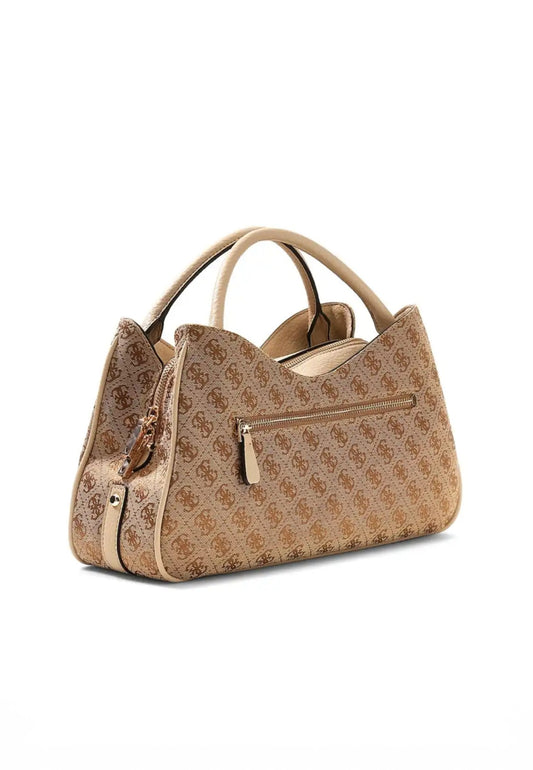 GUESS Borsa A Mano Donna Beige Marrone HWJG8362060-PE26-LTL
